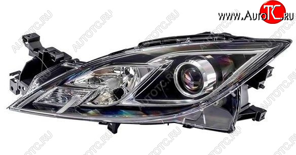 14 649 р. Левая фара (под корректор) DEPO Mazda 6 GH дорестайлинг седан (2007-2010)  с доставкой в г. Керчь