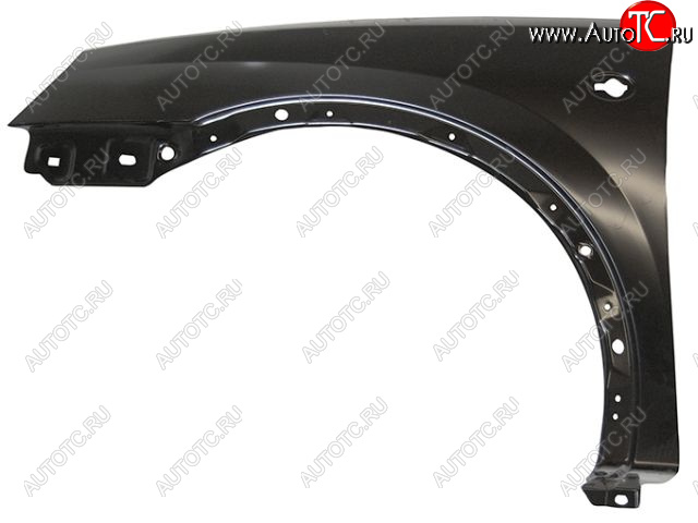 3 069 р. Левое крыло (с отверстием под повторитель поворота, Тайвань) BodyParts  Opel Corsa  C (2000-2006) (Неокрашенное)  с доставкой в г. Керчь