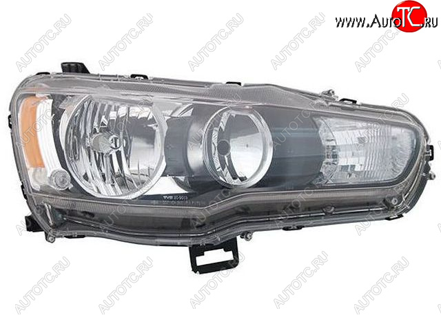 5 999 р. Правая фара передняя BodyParts  Mitsubishi Lancer  10 CY (2007-2017) седан дорестайлинг, хэтчбэк дорестайлинг, седан рестайлинг, хэтчбек 5 дв рестайлинг  с доставкой в г. Керчь