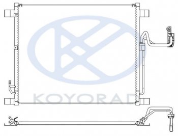 7 849 р. FX35 {EX35 09-} КОНДЕНСАТОР КОНДИЦ (KOYO) KOYORAD ifx3508-930  с доставкой в г. Керчь. Увеличить фотографию 1