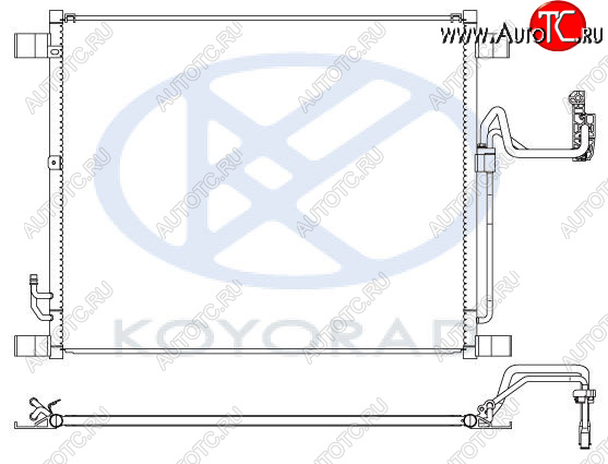 7 849 р. FX35 {EX35 09-} КОНДЕНСАТОР КОНДИЦ (KOYO) KOYORAD ifx3508-930  с доставкой в г. Керчь