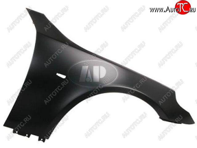 4 199 р. Правое крыло (с отверстием под повторитель поворота, Тайвань) BodyParts BMW 5 серия E60 седан дорестайлинг (2003-2007) (Неокрашенное)  с доставкой в г. Керчь