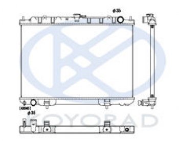 5 449 р. X-TRAIL РАДИАТОР ОХЛАЖДЕН MT 2.2 (дизель) BODYPARTS nnxtr01-913  с доставкой в г. Керчь. Увеличить фотографию 1