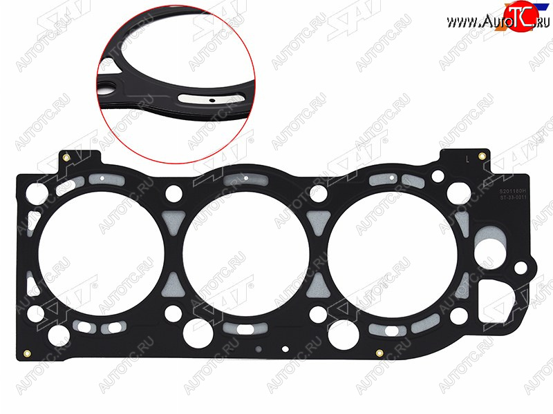 1 259 р. Прокладка ГБЦ TOYOTA LC PRADOSURFGRANVIA 5VZ 99-05 LH SAT ST-33-0011  с доставкой в г. Керчь