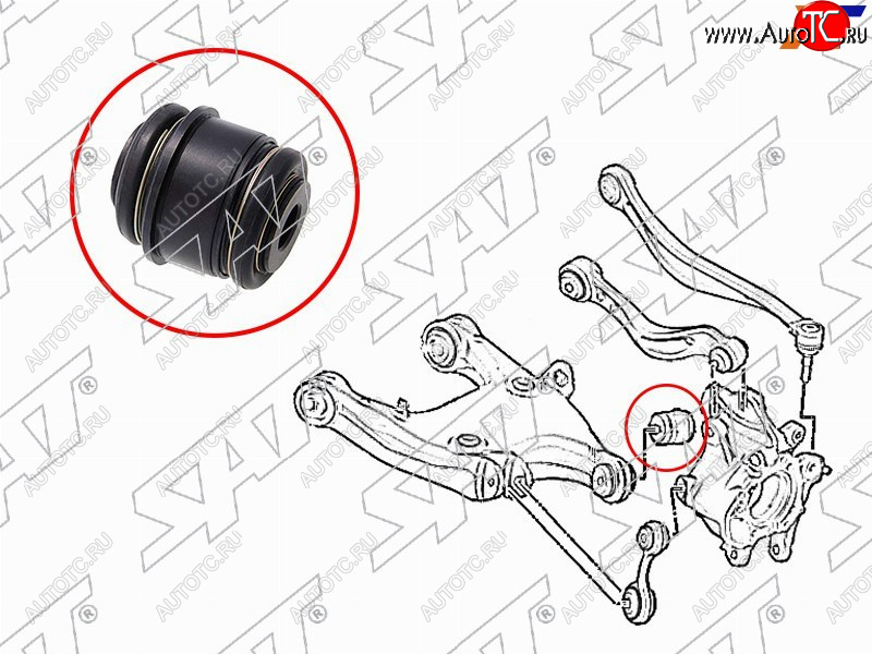 819 р. Сайлентблок BMW 5-Series 09-17  6-Series 11-18  7-Series 08-15  5-Series Gran Turismo 09-16 SAT ST-33326780438  с доставкой в г. Керчь