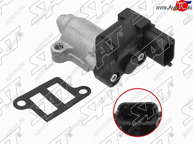 2 899 р. Клапан холостого хода HYUNDAI GETZ 02- ACCENT 99- KIA RIO 05- SAT ST-340-0006  с доставкой в г. Керчь