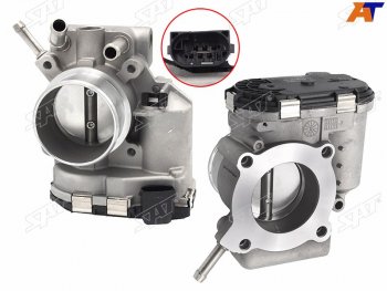 5 699 р. Дроссельная заслонка Hyundai Solaris 10-17  Kia Ceed 06-16  Cerato 08-13  Rio 11-17  Soul 08-14 SAT ST-35100-2B150  с доставкой в г. Керчь. Увеличить фотографию 1