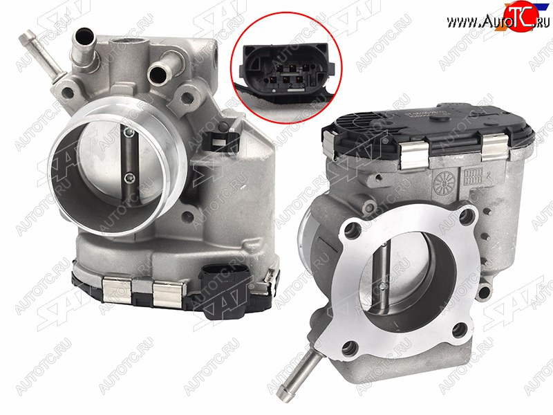 5 699 р. Дроссельная заслонка Hyundai Solaris 10-17  Kia Ceed 06-16  Cerato 08-13  Rio 11-17  Soul 08-14 SAT ST-35100-2B150  с доставкой в г. Керчь