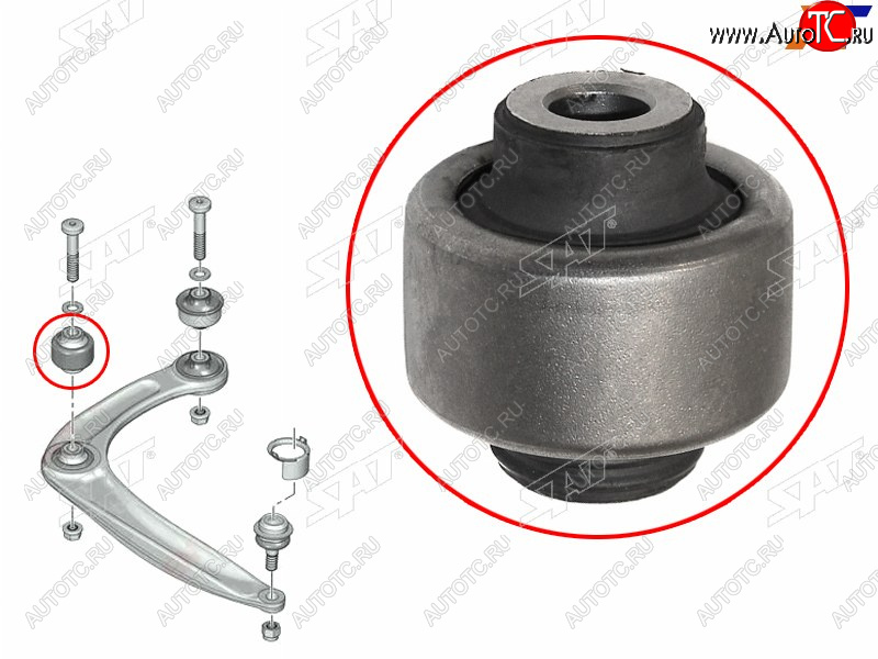 399 р. Сайлентблок Citroen Berlingo 08-22  C4 04-  Peugeot 308 07-15  Citroen C4 Aircross 12-16  DS4 12 SAT ST-352391  с доставкой в г. Керчь