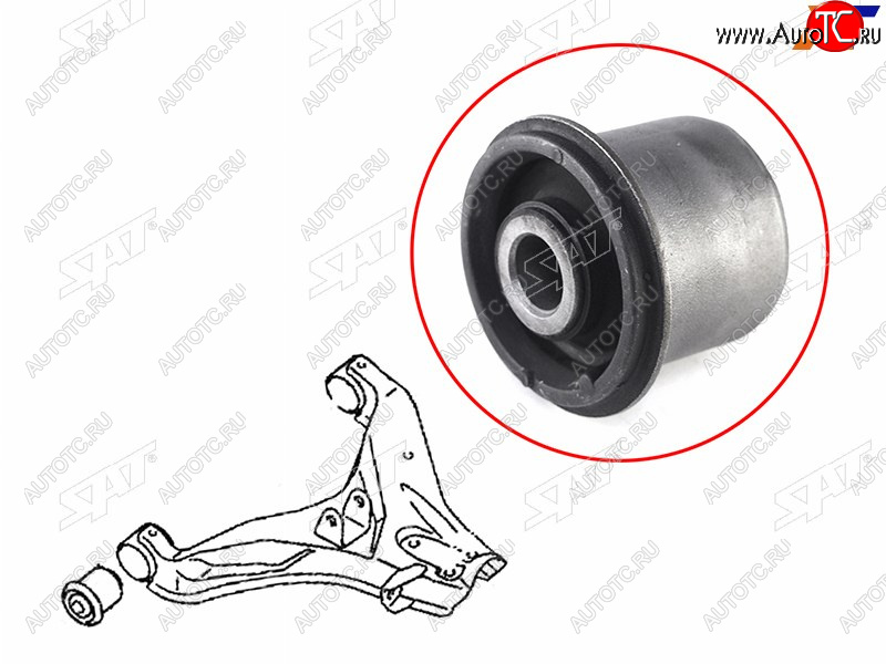 379 р. Сайлентблок переднего верхнего рычага MITSUBISHI L200TRITON 05-15PAJEROMONTERO SPORT 08-15 SAT ST-4010A117B  с доставкой в г. Керчь