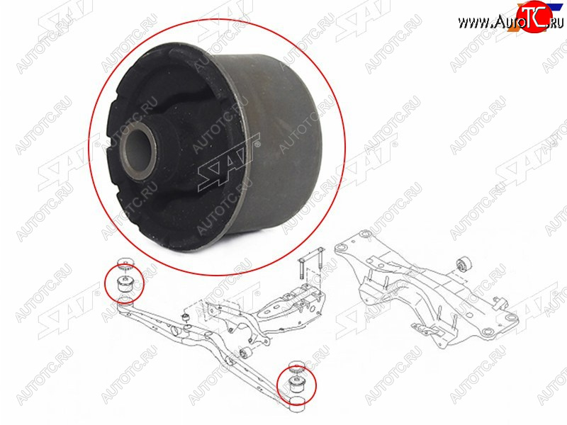 499 р. Сайлентблок Subaru Forester 02-08 SAT ST-41326-SA020  с доставкой в г. Керчь