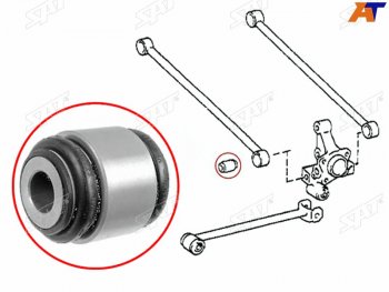 Сайлентблок Toyota Caldina (T190,T210) 92-02  Camry (XV20) 86-02  Vista 86-98  Camry 96-01 (Зад) SAT ST-42210-14010