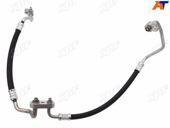 Трубка кондиционера CHEVROLET AVEO 11-15 (двойная) (от компрессора к радиатору) SAT ST-42588393