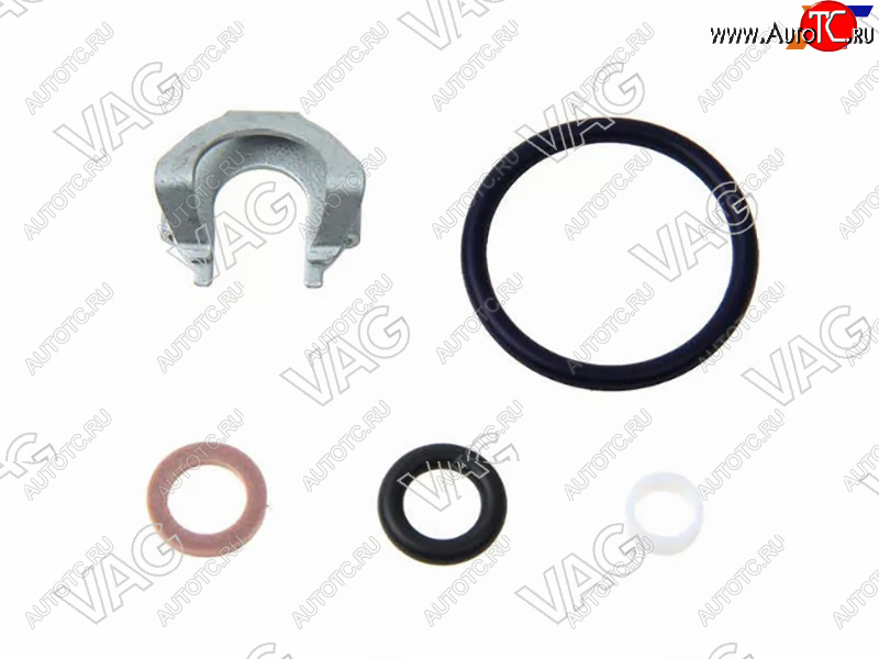 1 779 р. Комплект уплотнений форсунки  Audi Q7, Skoda Superb, VW Passat/Phaeton/Touareg 07- VAG 03H198149A, 03h198149a VAG 03H198149A  с доставкой в г. Керчь