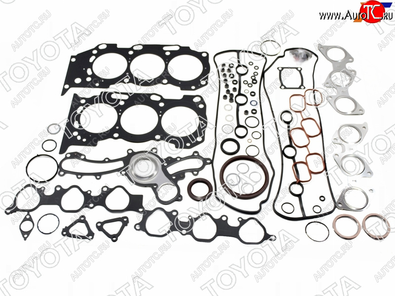 24 999 р. Ремкомплект двигателя полный 4RUNNERFORTUNERHILUXSURFLAND CRUISER 1GRFE 04- TOYOTA 04111-31343  с доставкой в г. Керчь