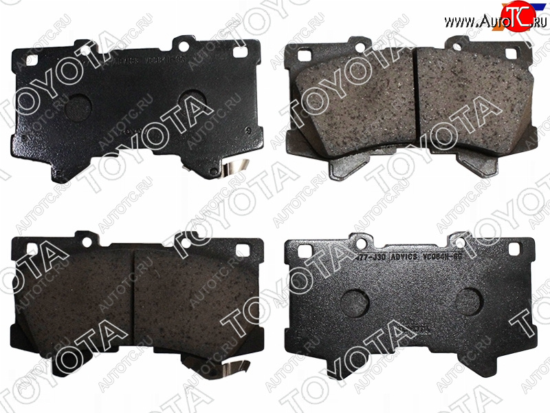 9 999 р. Колодки тормозные передние TOYOTA LAND CRUISER 300 21- V35A-FTS TOYOTA 04465-60380  с доставкой в г. Керчь
