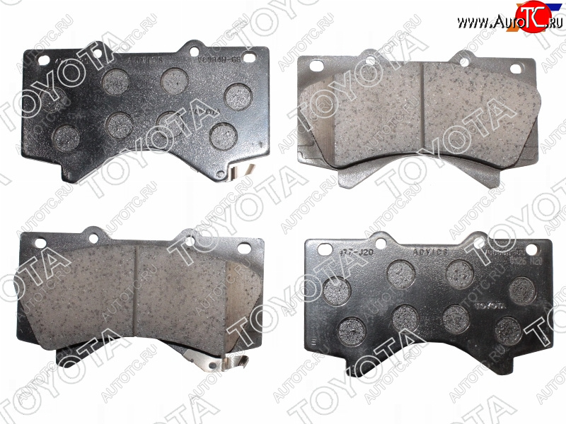 10 499 р. Колодки тормозные FR SAT   Lexus LX570  J200 (2007-2022), Toyota Land Cruiser  200 (2007-2021), Toyota Tundra ( XK50,  XK70) (2007-2025)  с доставкой в г. Керчь