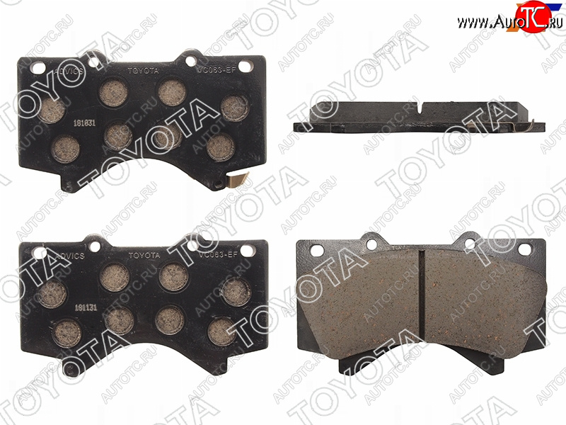 7 699 р. Колодки тормозные перед TOYOTA LAND CRUISER 200LEXUS LX570 07- TOYOTA 04465-YZZR2  с доставкой в г. Керчь