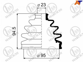 549 р. Пыльник ШРУСа наружный NISSAN CEFIRO A32A33 94-06TERRANO R50ATLAS F23 92-02 MARUICHI 05-413  с доставкой в г. Керчь. Увеличить фотографию 1