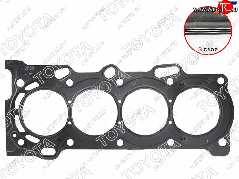 3 899 р. Прокладка головки блока TOYOTA COROLLA,WILL,WISH 1ZZFE 02- TOYOTA 11115-22050  с доставкой в г. Керчь