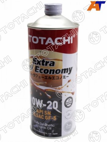 Масло моторное синтетическое TOTACHI Extra Fuel Economy 0W-20 SN, GF-5 1л TOTACHI 11401