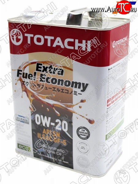 4 749 р. Масло моторное синтетическое TOTACHI Extra Fuel Economy 0W-20 SN, GF-5 4л TOTACHI 11404  с доставкой в г. Керчь