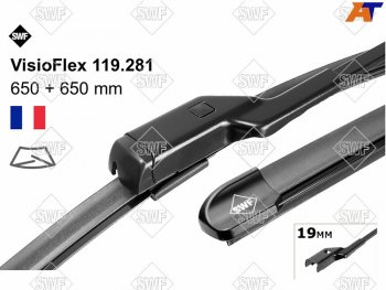 2 889 р. Комплект щеток стеклоочистителя 650мм+650мм OPEL ASTRA J 09-16 PEUGEOT 508 10-18 SWF 119281  с доставкой в г. Керчь. Увеличить фотографию 1