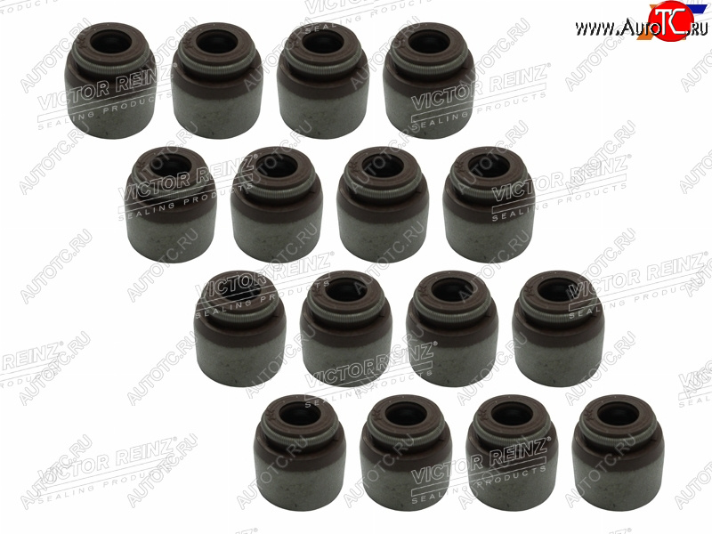 3 399 р. Комплект маслосъемных колпачков NISSAN SR#QR#VQ#RB20DE - впусквыпуск (16 шт) VICTOR REINZ 12-52738-01  с доставкой в г. Керчь