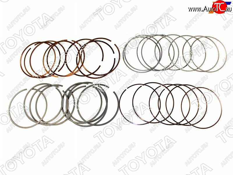 28 449 р. Кольца поршневые LEXUS LX570 07-  3URFE TOYOTA 13011-0S011  с доставкой в г. Керчь
