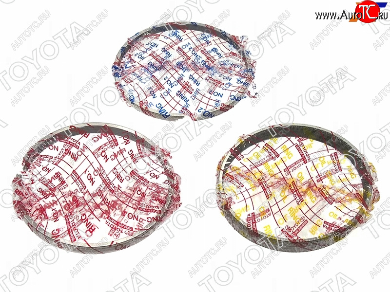 14 999 р. Кольца поршневые (к-т STD) 1-2GD HILUXLC Prado ##J15# 15- TOYOTA 13011-11201  с доставкой в г. Керчь