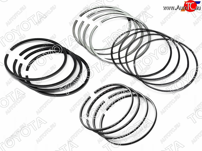 9 199 р. Кольца поршневые STD (комплект) TOYOTA CAMRYHARRIERRAV4 2AR-FE-FXE 09- TOYOTA 13011-36071  с доставкой в г. Керчь