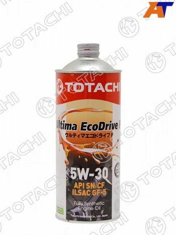 1 239 р. Масло моторное синтетическое TOTACHI Ultima Ecodrive F 5W-30 SNCF, A5B5, GF-5 1л                   TOTACHI 12201  с доставкой в г. Керчь. Увеличить фотографию 2