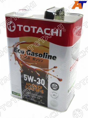 3 699 р. Масло моторное полусинтетическое TOTACHI Eco Gasoline 5W-30 SNCF, C2, GF-5 4л TOTACHI 10804  с доставкой в г. Керчь. Увеличить фотографию 1