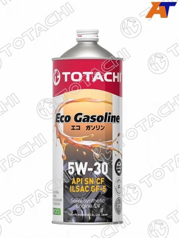 1 179 р. Масло моторное полусинтетическое TOTACHI Eco Gasoline 5W-30 SNCF, C2, GF-5 1л TOTACHI 10801  с доставкой в г. Керчь. Увеличить фотографию 1