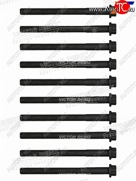 4 699 р. Комплект болтов ГБЦ TOYOTA LAND CRUISER VDJ70VDJ200 (10 штук) VICTOR REINZ 14-11664-01  с доставкой в г. Керчь