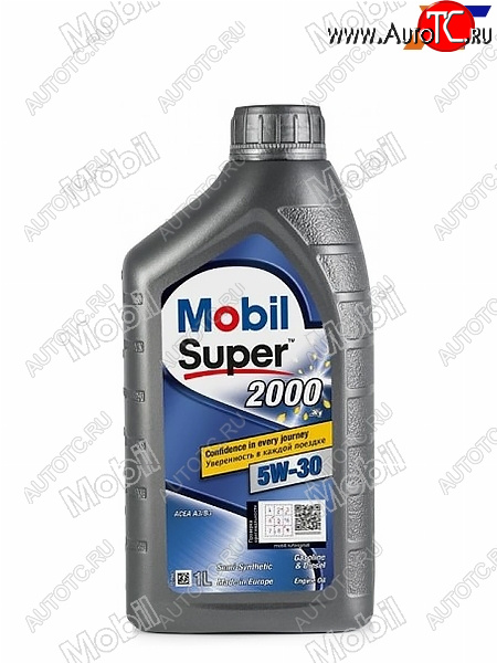 659 р. Масло моторное полусинтетическое MOBIL Super 2000 X1 5W-30, SL/CF, A3/B3, A3/B4 1л MOBIL 155184 MOBIL 155184  с доставкой в г. Керчь