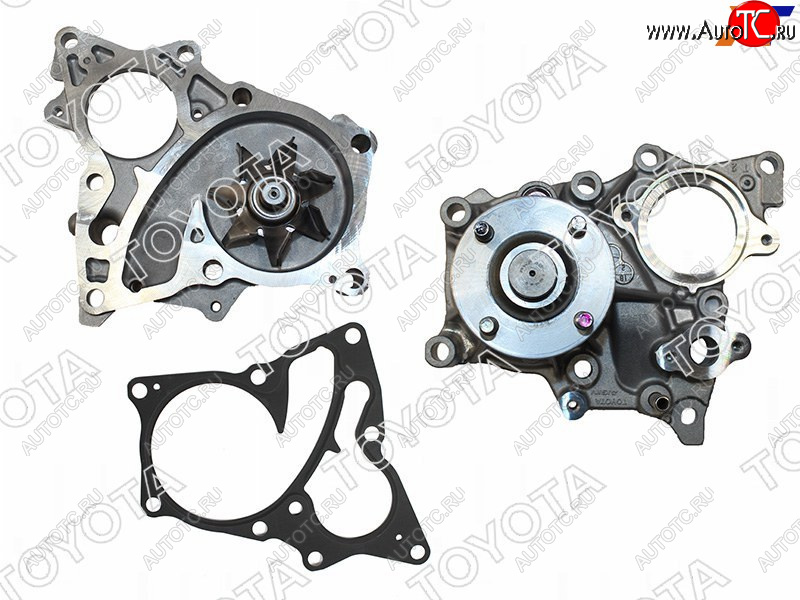 10 999 р. Насос охлаждения 1GD LC PRADO GDJ15# 15- (с прокладкой) TOYOTA 16100-19365  с доставкой в г. Керчь