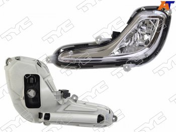 2 399 р. Левая противотуманная фара TYC  Hyundai Solaris  RBr (2010-2014) седан дорестайлинг, хэтчбэк дорестайлинг  с доставкой в г. Керчь. Увеличить фотографию 3