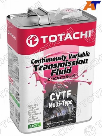 5 549 р. Масло трансмиссионное синтетическое TOTACHI CVT MULTI-TYPE 4л TOTACHI 20504  с доставкой в г. Керчь. Увеличить фотографию 1