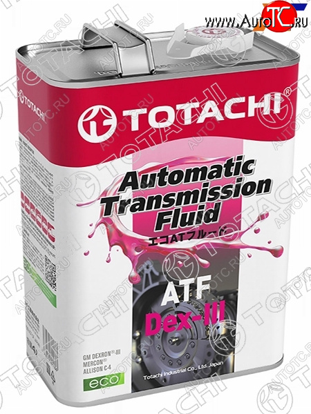 3 699 р. Масло трансмиссионное синтетическое TOTACHI ATF DEX- III 4л TOTACHI 20704  с доставкой в г. Керчь