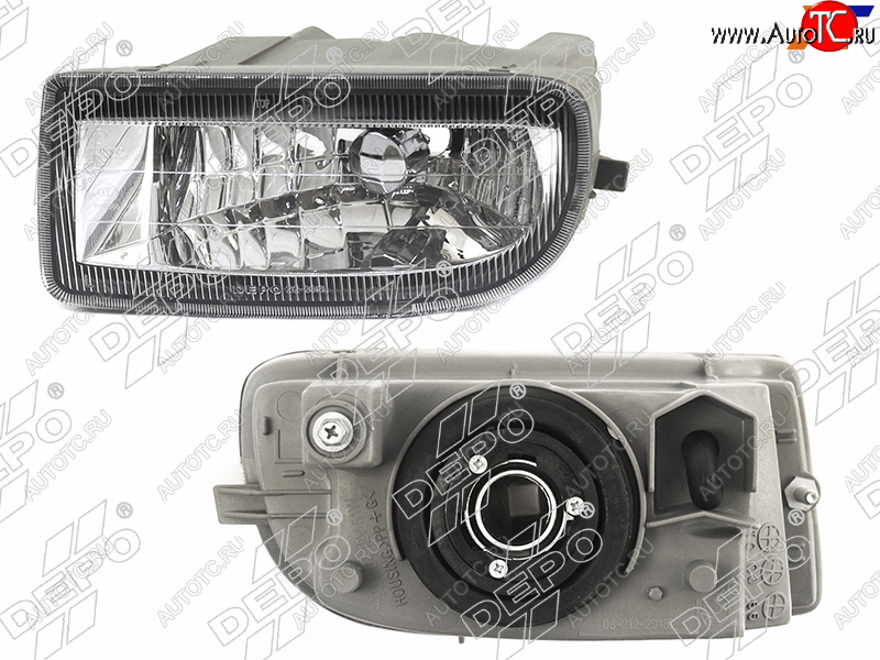4 199 р. Фара противотуманная (Слева) Toyota Land Cruiser (J100) 98-07  Grand Hiace 99-02  Granvia 99-02 DEPO 212-2018L-UE  с доставкой в г. Керчь