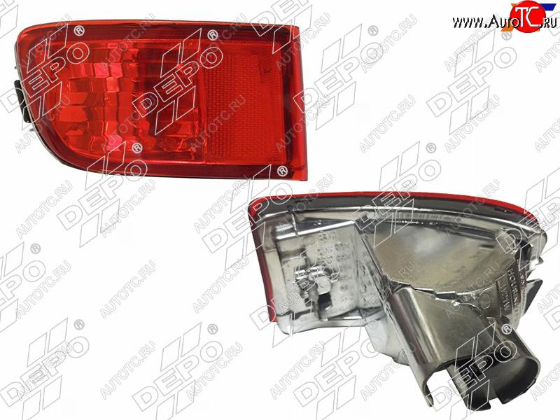 1 459 р. Отражатель Toyota Land Cruiser Prado (J120) 02-09  4Runner 02-09  Hilux Surf 02-09 (Сзади Слева) DEPO 212-2924L-E  с доставкой в г. Керчь