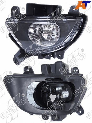 4 399 р. Фара противотуманная (Слева) Hyundai i30 10-12 DEPO 221-2032L-UE  с доставкой в г. Керчь. Увеличить фотографию 1