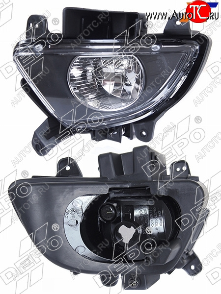 4 399 р. Фара противотуманная (Слева) Hyundai i30 10-12 DEPO 221-2032L-UE  с доставкой в г. Керчь