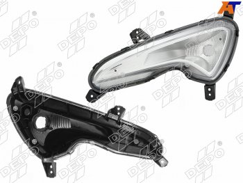 2 399 р. Фара противотуманная (Спереди Слева) Hyundai Solaris 14-17 DEPO 221-1603L-UE  с доставкой в г. Керчь. Увеличить фотографию 1