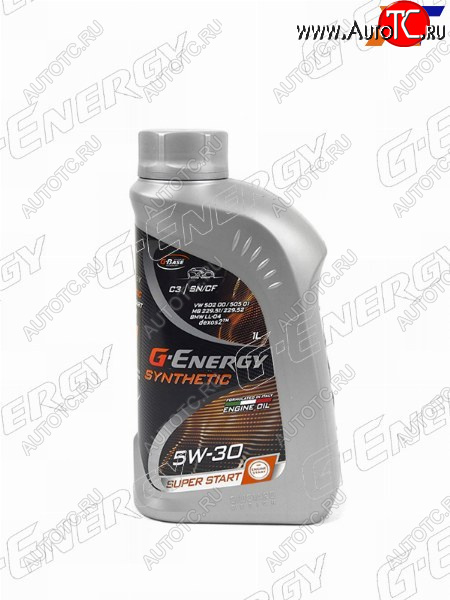 789 р. Масло моторное синтетическое G-Energy Synthetic Super Start 5W-30 SNCF, C3 1л G-ENERGY 253142399  с доставкой в г. Керчь