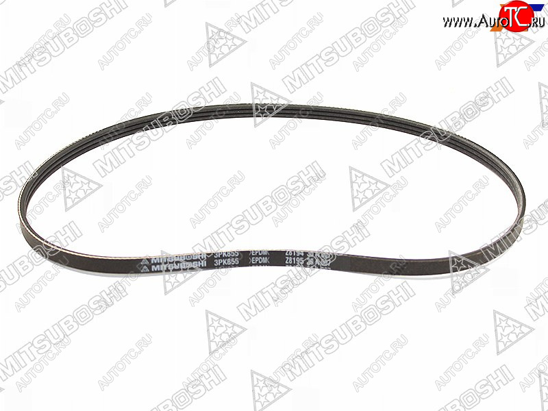 299 р. Ремень поликлиновой NISSAN B15G10Y11C34V10, QG1#RB20E (PS) MITSUBOSHI 3PK855  с доставкой в г. Керчь