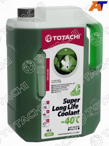 1 199 р. Антифриз (SUPER LLC 4 л. -40 C Зелёный) TOTACHI 41604  с доставкой в г. Керчь. Увеличить фотографию 2