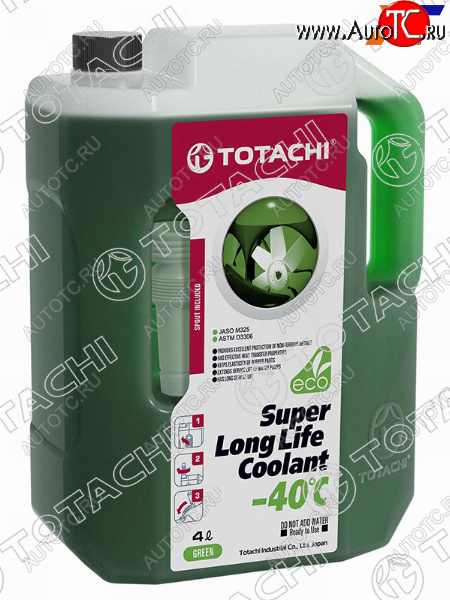 1 199 р. Антифриз (SUPER LLC 4 л. -40 C Зелёный) TOTACHI 41604  с доставкой в г. Керчь