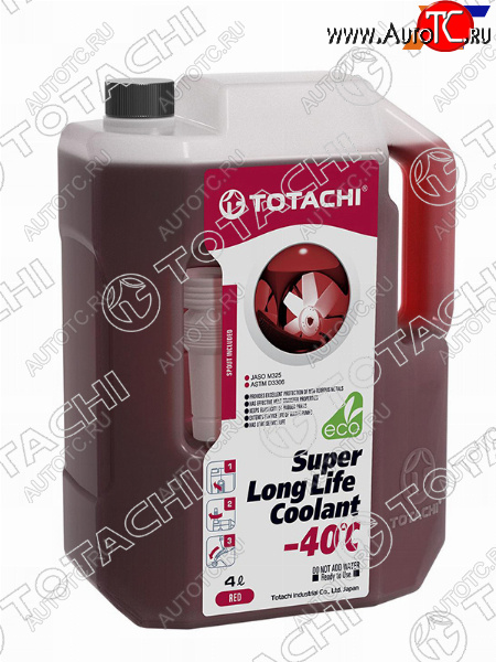 1 159 р. Антифриз (SUPER LLC 4 л. -40 C красный) TOTACHI 41804  с доставкой в г. Керчь